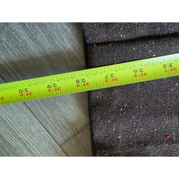 Sag Harbor Womens Tweed Pants Size 12 Brown With Multicolor Specks - Picture 6 of 6